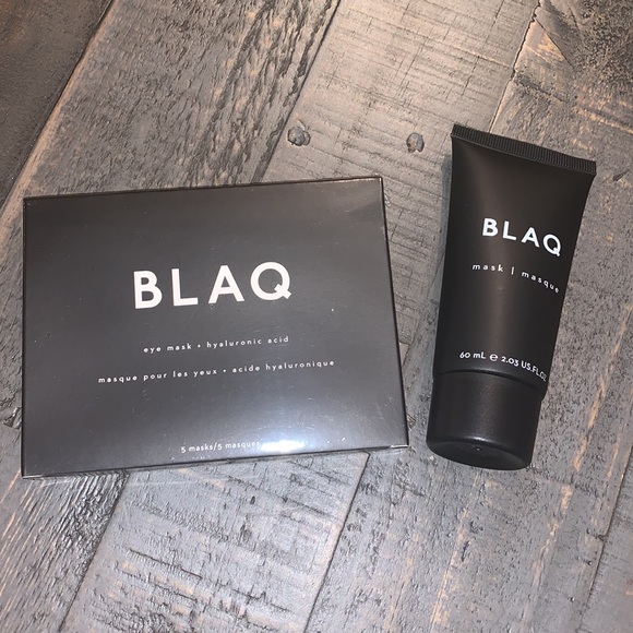 Blaq Skincare Blaq Skincare Hyaluronic Eye Masks And Facial Mask